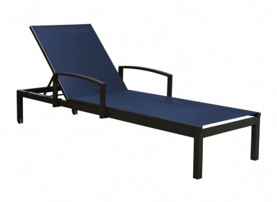 PAIRE D'ACCOUDOIRS THEMA, coloris GRAPHITE en aluminum epoxy PROLOISIRS