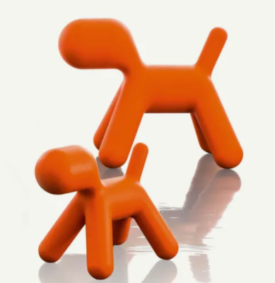 CHIEN PUPPY M ORANGE MAGIS