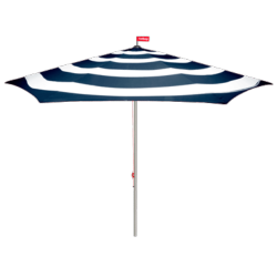 Parasol Ø350cm rayé Bleu foncé/Blanc Fatboy