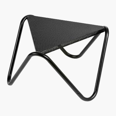 Table basse VOGUE perforée empilable structure acier coloris Noir