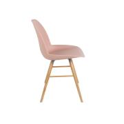 Chaise ALBERT KUIP coloris vieux rose - ZUIVER 