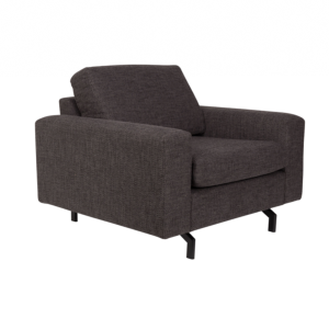 Fauteuil JEAN 1 place coloris anthracite - ZUIVER