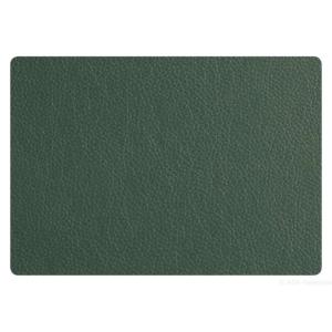 Set de table couleur kale 46 x 33 cm, aspect cuir