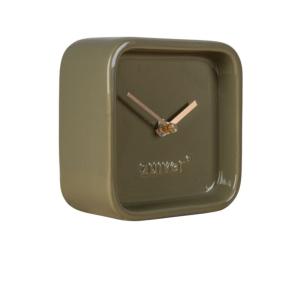 Horloge CUTE GREEN couleur vert- Zuiver - 13,5x6x13,5 cm
