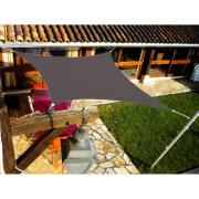 Voile EASY SAIL Carré 4x4m Ardoise en polyester extensible,Traitement d'imputrecibuilité et Déperlan