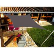 Voile EASY SAIL Carré 4x4m Ardoise en polyester extensible,Traitement d'imputrecibuilité et Déperlan