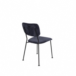 Chaise BENSON bleu fonce - ZUIVER