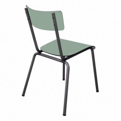 Chaise Adulte Suzie – Kaki et Pieds Bruts - LES GAMBETTES