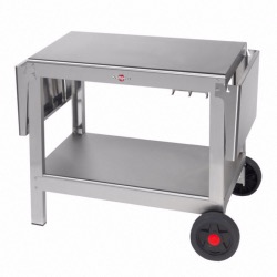 Chariot Inox Plein air tablettes rabattables - KRAMPOUZ