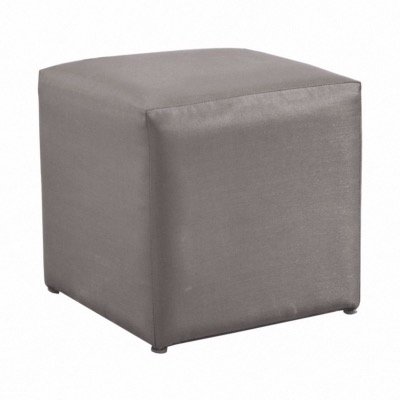 Tabouret pouf Cub coloris taupe - Océo