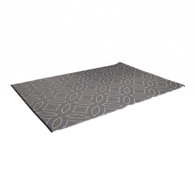 Tapis extérieur 240x150cm MOTIF GRIS - 100 % POLYPROPYLENE recyclé 