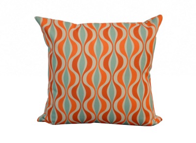 Coussin MOTIF ONDULATION 45X45 cm, toile polyester. PROLOISIRS