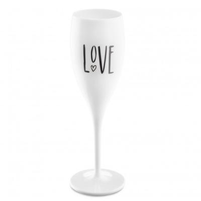 Flûte à champagne - Insciption "Love" - Koziol