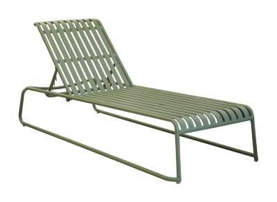 Lit VERO chassis aluminium AMANDE dossier réglable en 5 positions dimensions : 185x69x80 cm