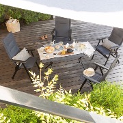 TABLE RECTANGLE Anytime HPL Volcanic - 68 x 110 cm - LAFUMA