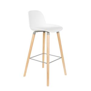 Tabouret de bar ALBERT KUIP BLANC- 75 cm