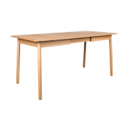 Table à manger GLIMPS - extensible 120-162x80cm en bois - Zuiver