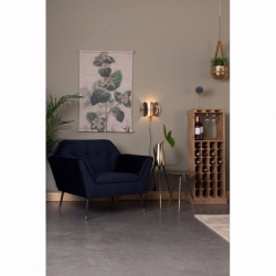 Fauteuil Lounge KATE bleu profond - DUTCHBONE