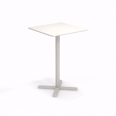 Table haute pliante Darwin - 70 x 70 x 105 cm - blanc - EMU