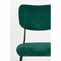 Chaise BENSON verte - ZUIVER